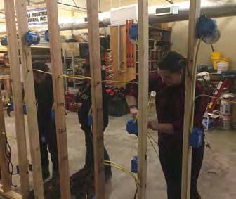 Students get a taste of the electrical trade in a Women in the Trades class run by the Alaska Works Partnership.