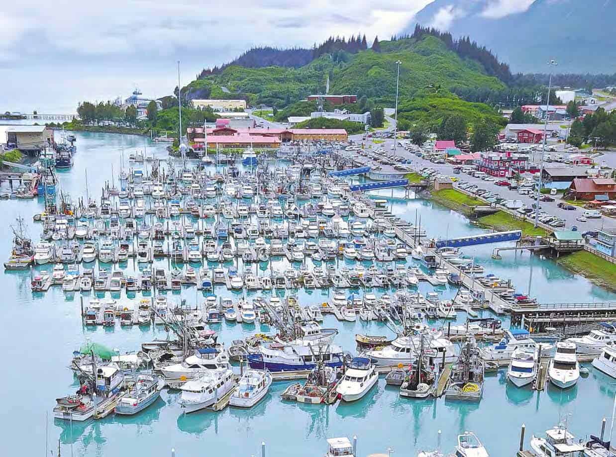 Valdez Small Boat Harbor, summer 2017. Valdez Small Boat Harbor, summer 2017.