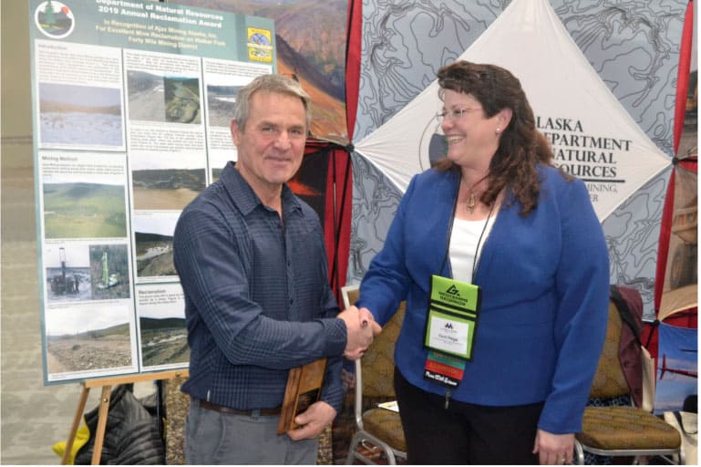 Interior Gold Mine Wins DNR Reclamation Award at Miners’ Convention