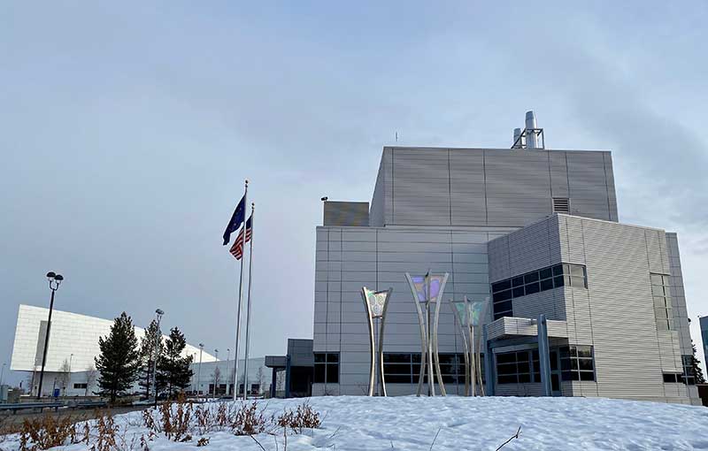 One Building Remains Busy During Quiet Time