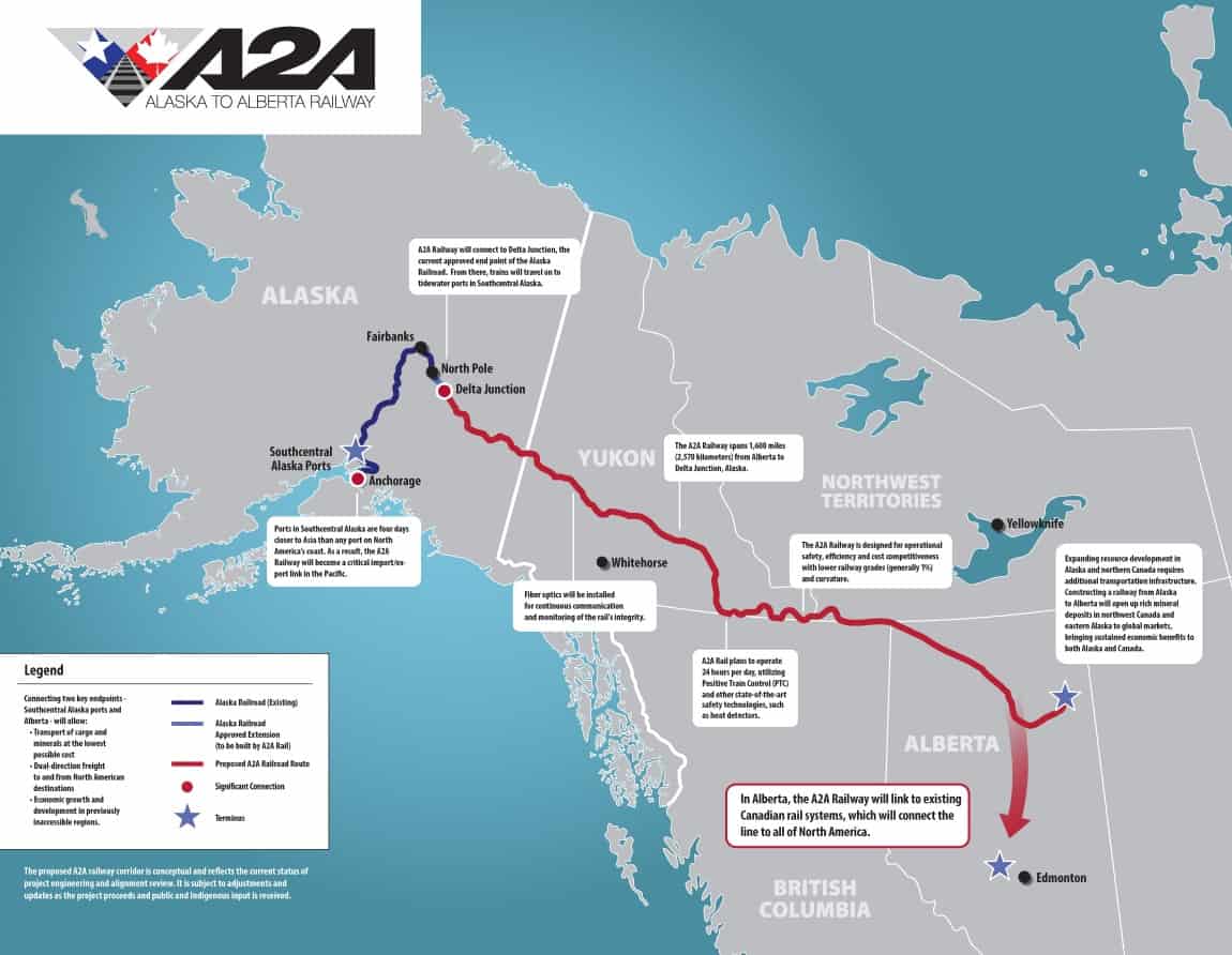 Trump Signs Presidential Permit for Alaska, Canada Railway Alaska