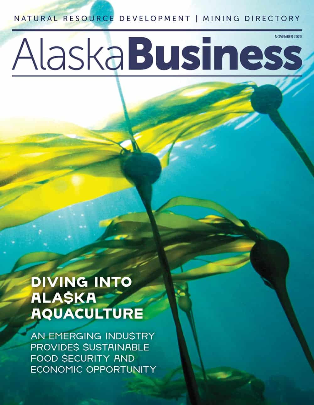 Alaska Business Magazine October 2020 Cover