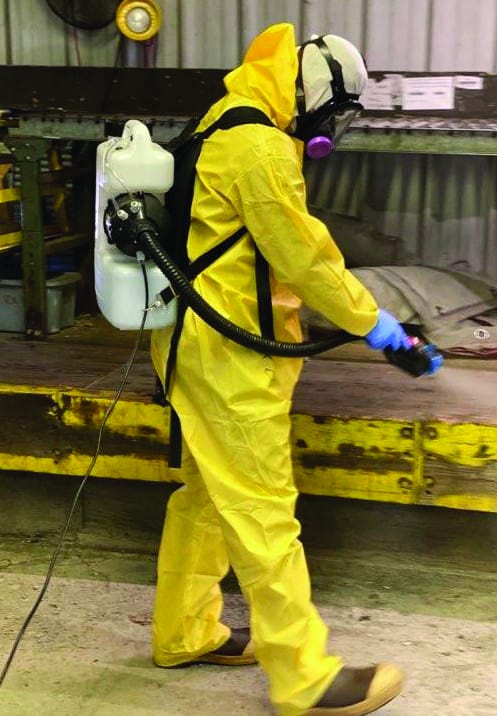 2019 COVID-19 Decon project for major freight shipper in Alaska