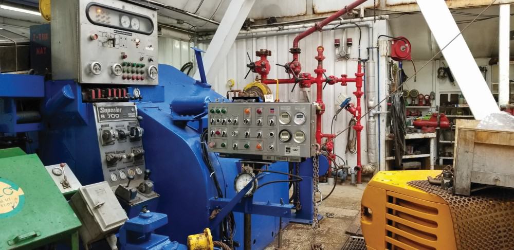 Rig floor general picture