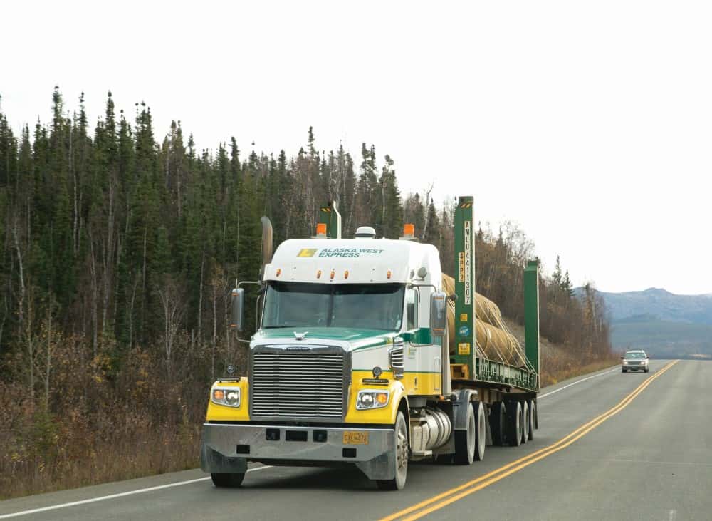 Alaska West Express truck
