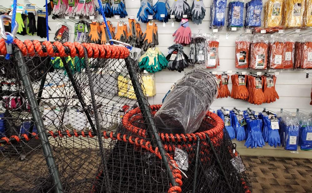 Inventory inside B&J's Sporting Goods.