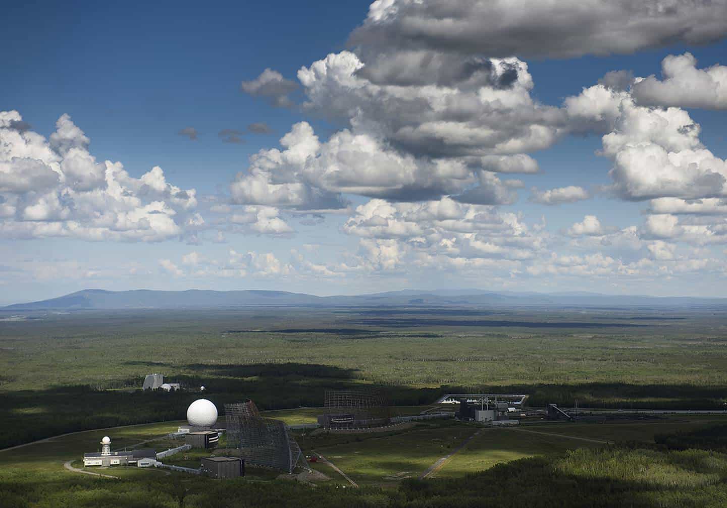 Partly cloudy over Clear