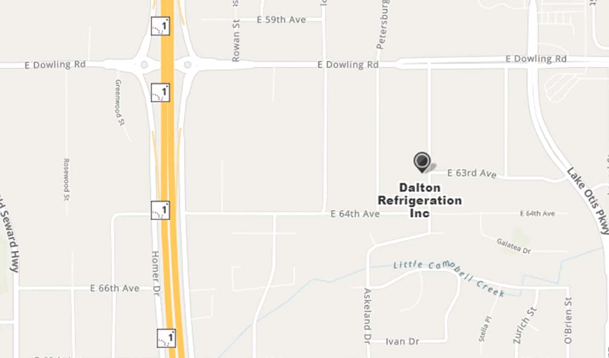 Dalton Refrigeration location on a map