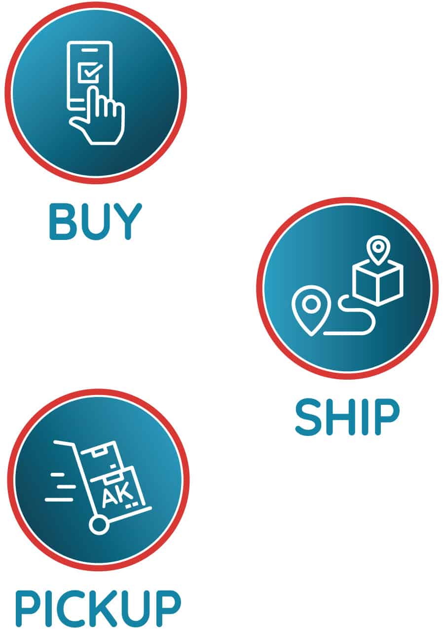 Buy, Ship, Pickup graphic