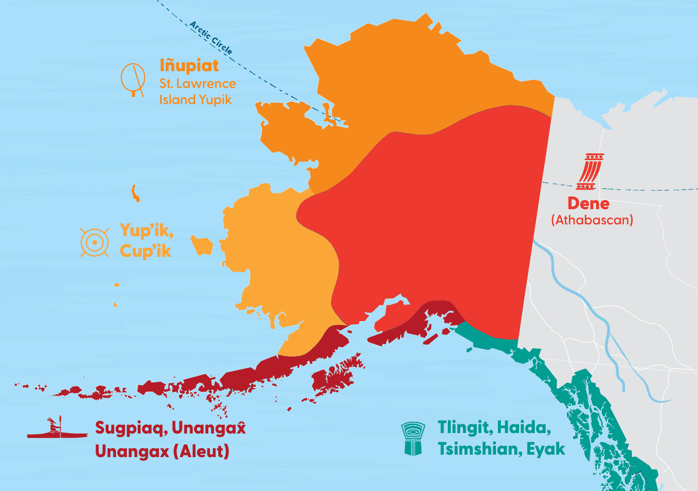 Interactive map on TravelAlaska