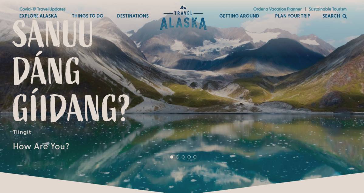 TravelAlaska homepage