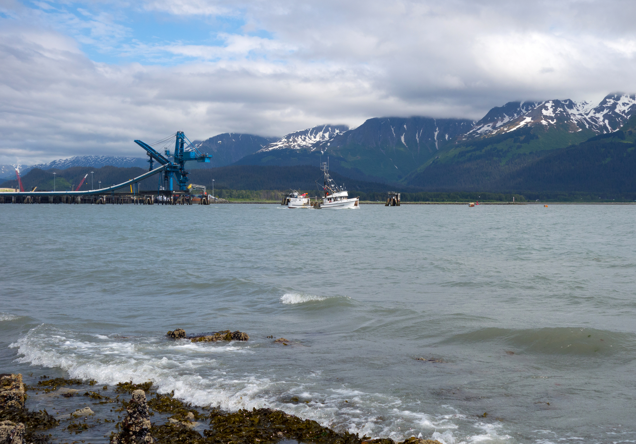 commercial fishing boat at Seward