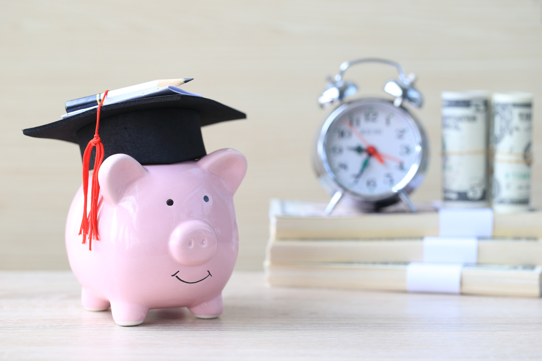 piggy bank graduate