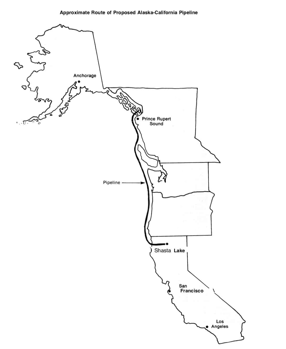 1. Alaska-California water pipeline