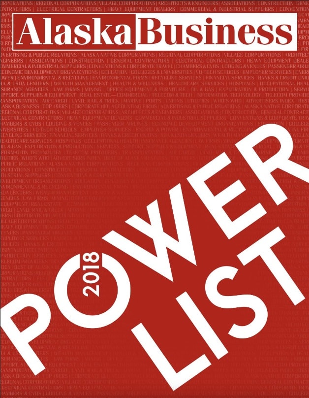 Alaska Business Magazine 2018 Power List cover