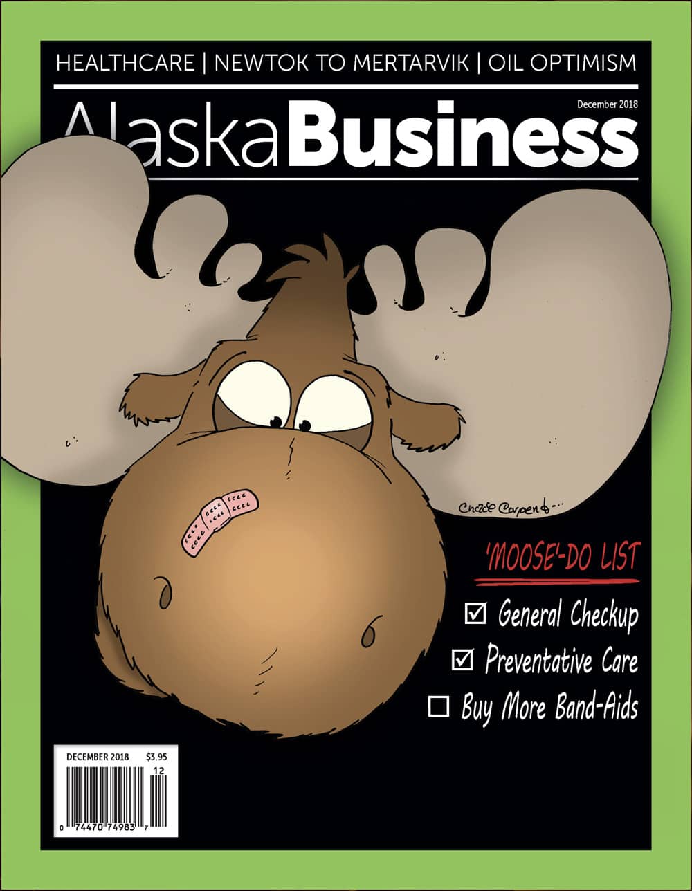 Alaska Business Magazine December 2018 cover