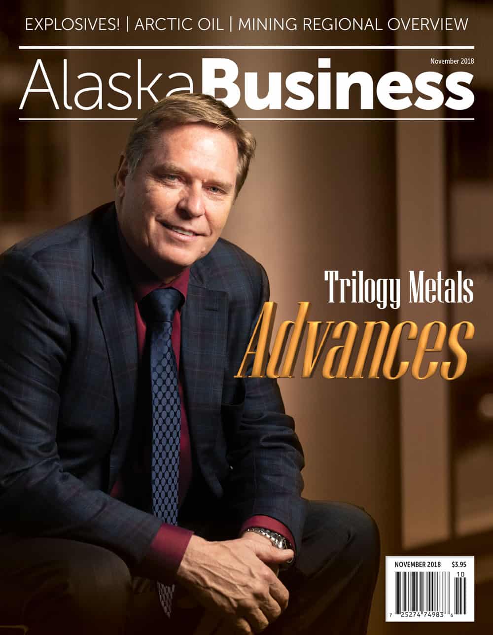 Alaska Business Magazine November 2018 cover