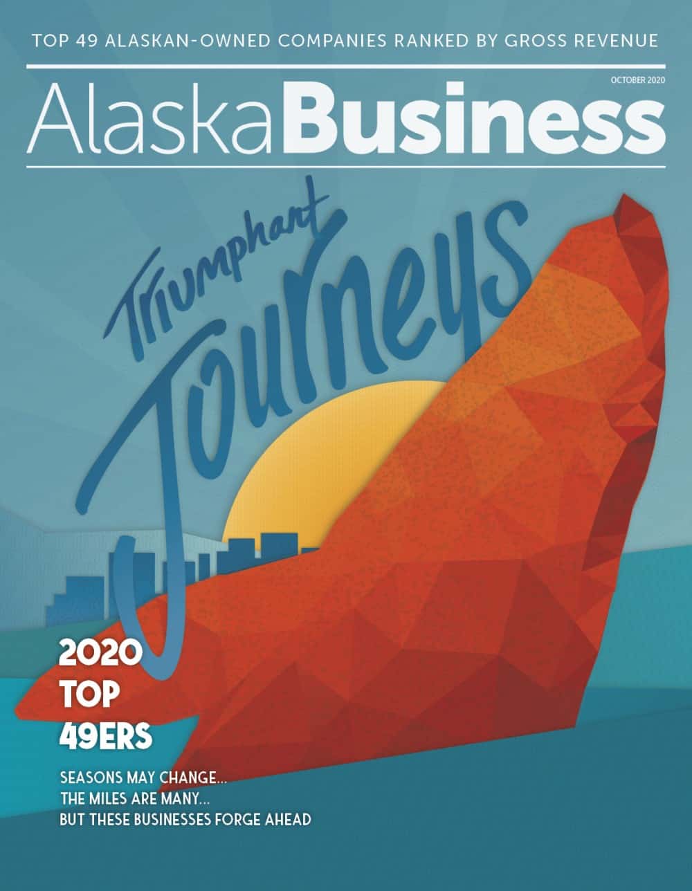 Alaska Business Magazine October 2020 cover