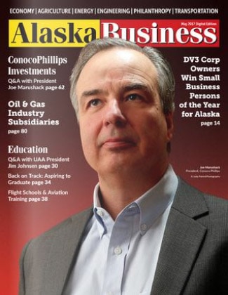 Alaska Business Magazine May 2017 cover