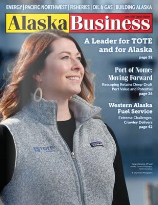 Alaska Business Magazine June 2017 cover