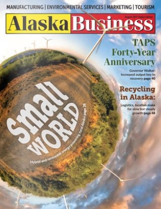 Alaska Business Magazine August 2017 cover