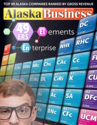 Alaska Business Magazine October 2017 cover