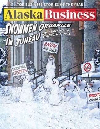 Alaska Business Magazine December 2017 cover