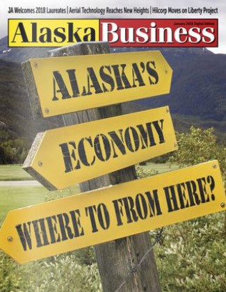 Alaska Business Magazine January 2018 cover
