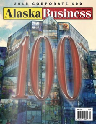 Alaska Business Magazine April 2018 cover