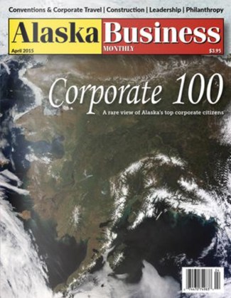 Alaska Business Magazine April 2015 cover