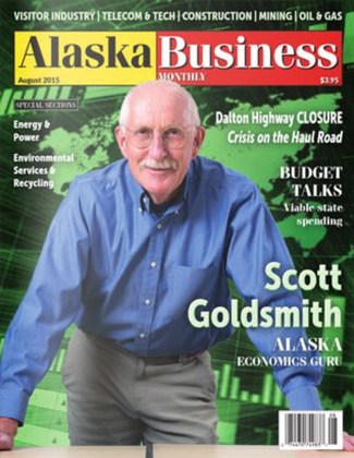 Alaska Business Magazine August 2015 cover