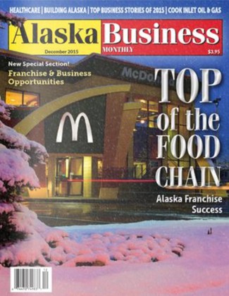 Alaska Business Magazine December 2015 cover
