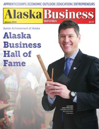 Alaska Business Magazine January 2016 cover