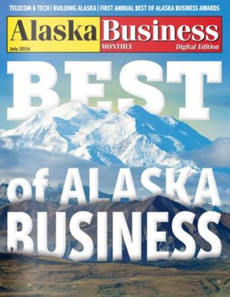 Alaska Business Magazine July 2016 cover
