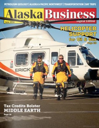 Alaska Business Magazine June 2016 cover
