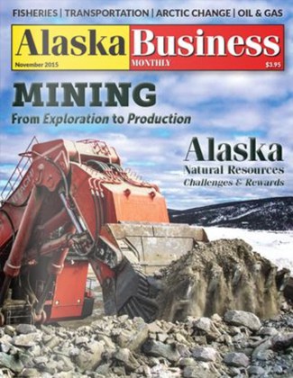 Alaska Business Magazine November 2015 cover