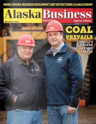 Alaska Business Magazine November 2016 cover