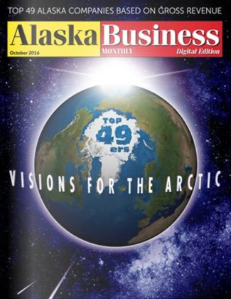 Alaska Business Magazine October 2016 cover