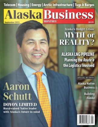 Alaska Business Magazine September 2015 cover