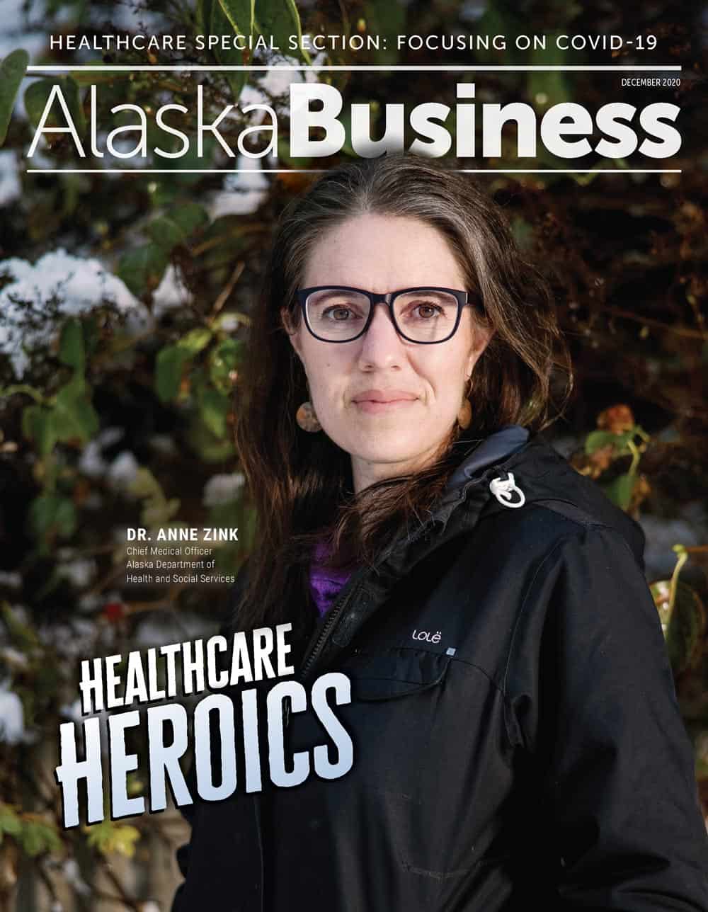 Alaska Business Magazine December 2020 cover