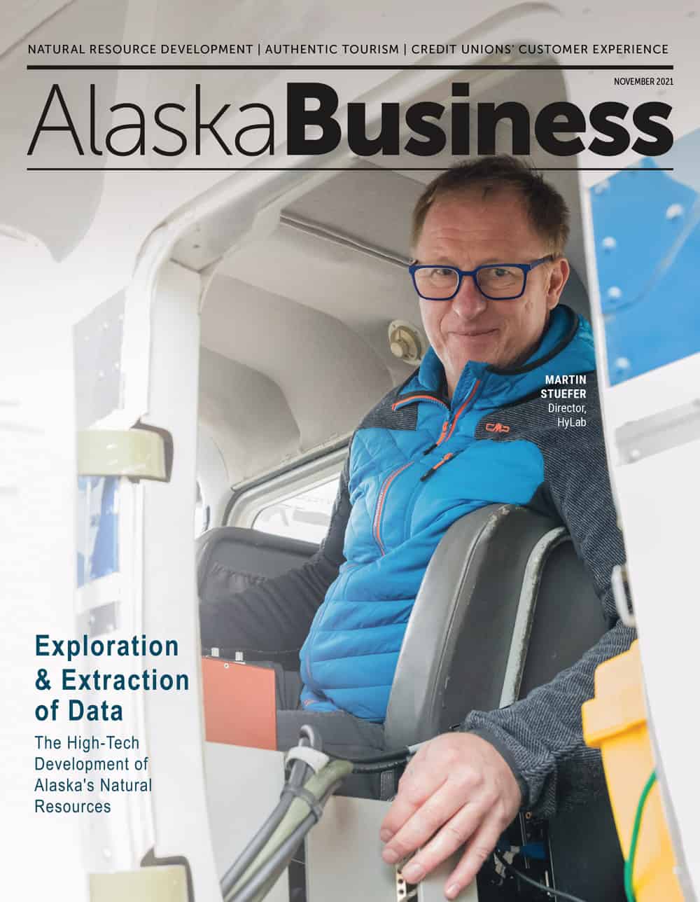 Alaska Business Magazine November 2021 cover