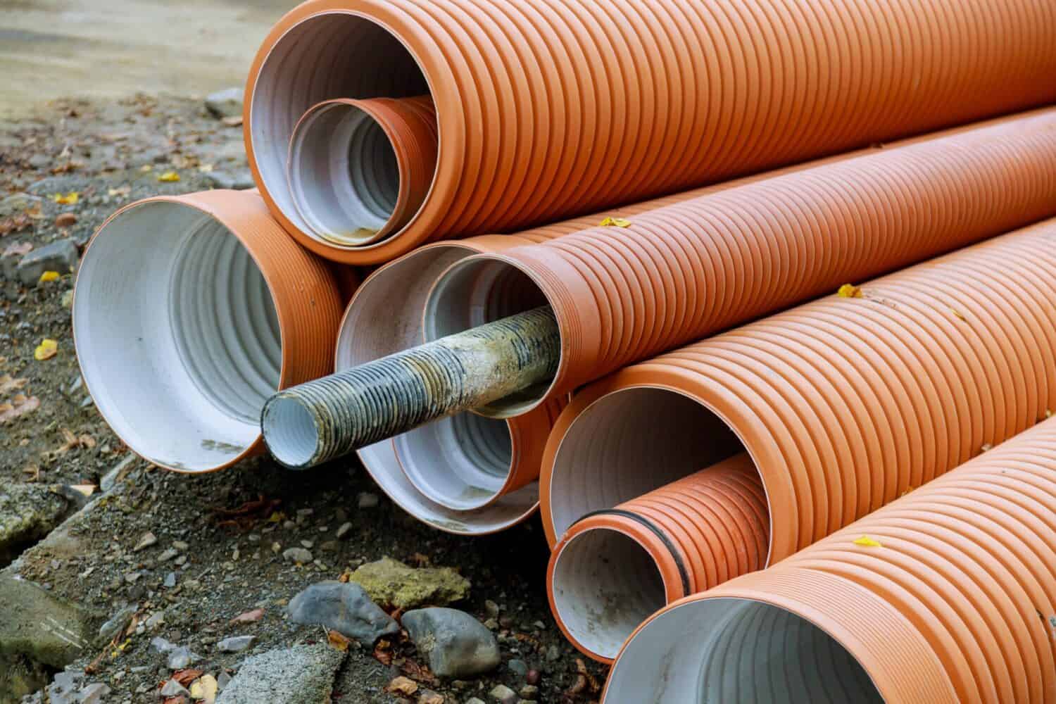 Plastic PVC pipes