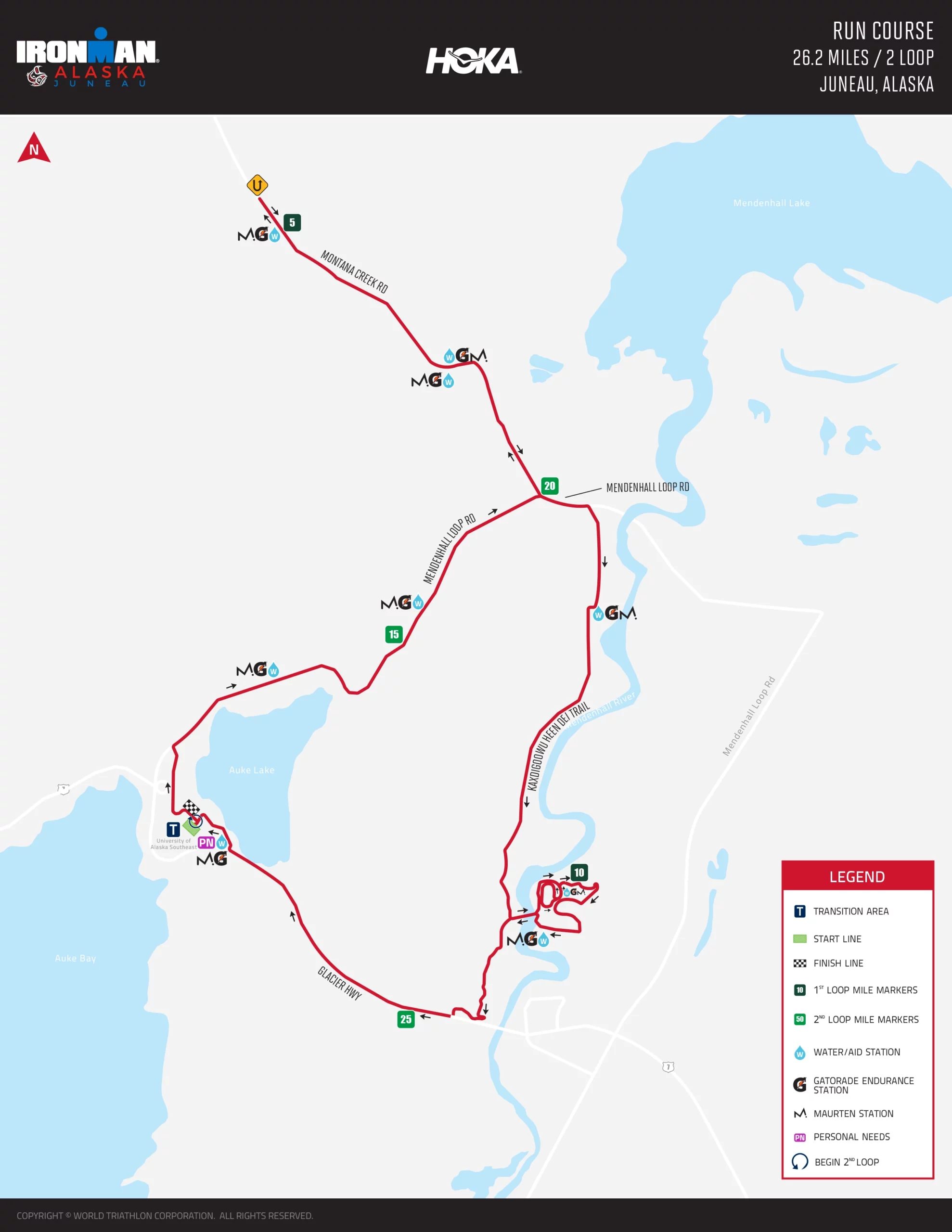 Iron Man Run map