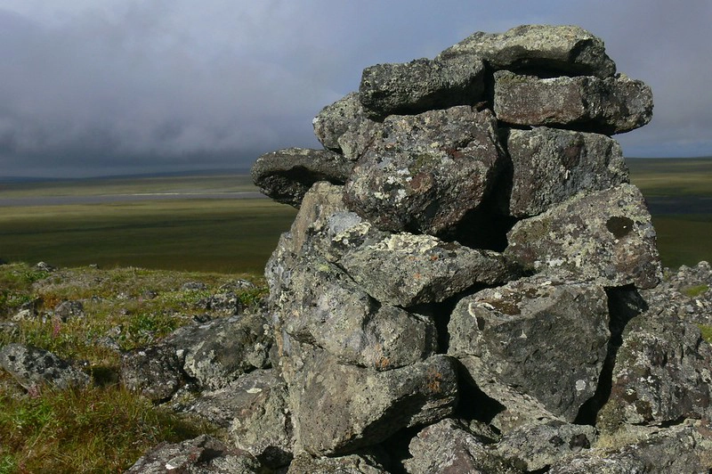 Pile of rocks in Bering Land Bridge National Park