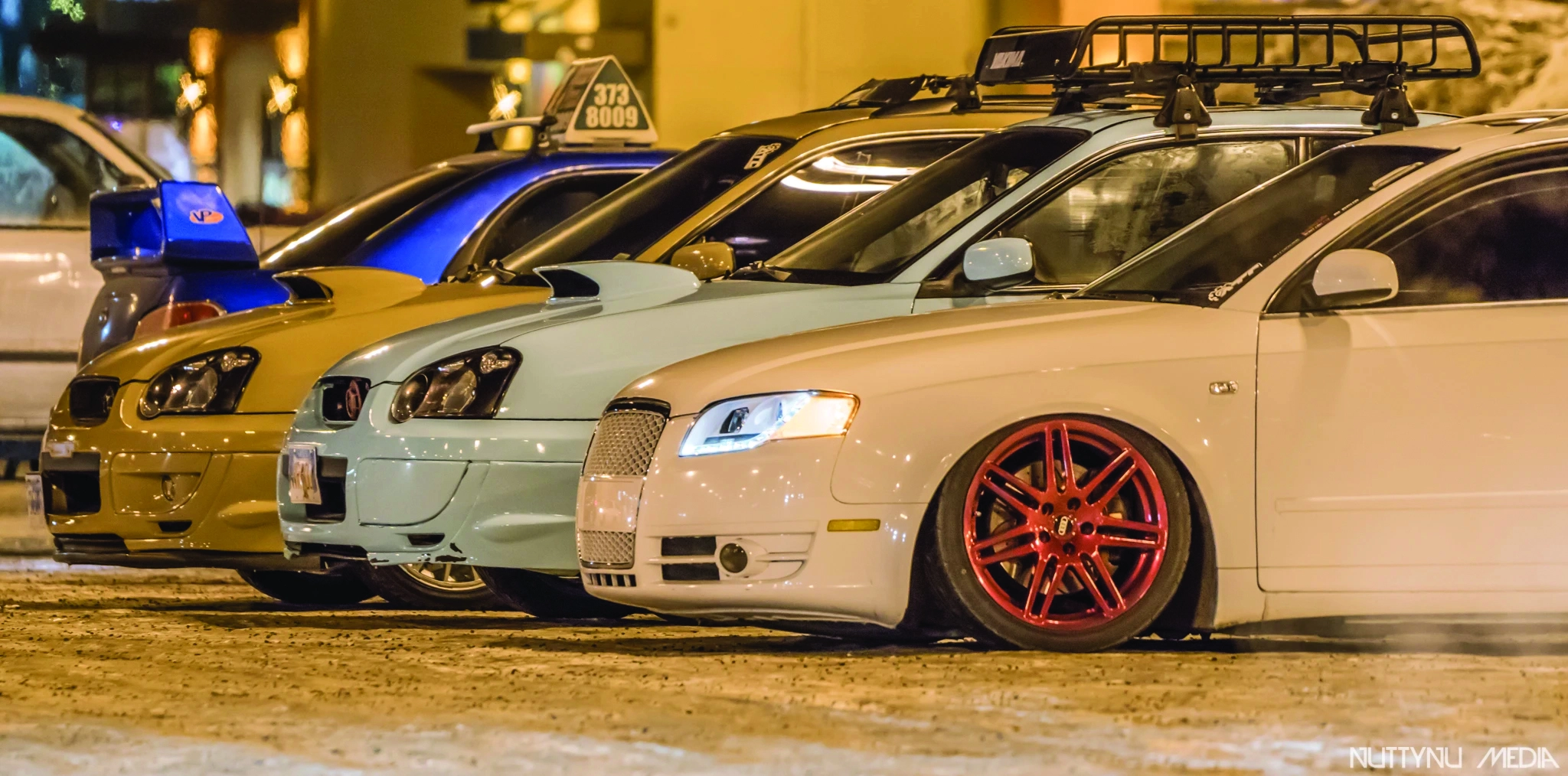 cars lined up