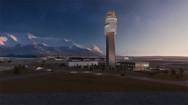 Planned Tower for ANC Airport Would Be Alaska’s Tallest Building