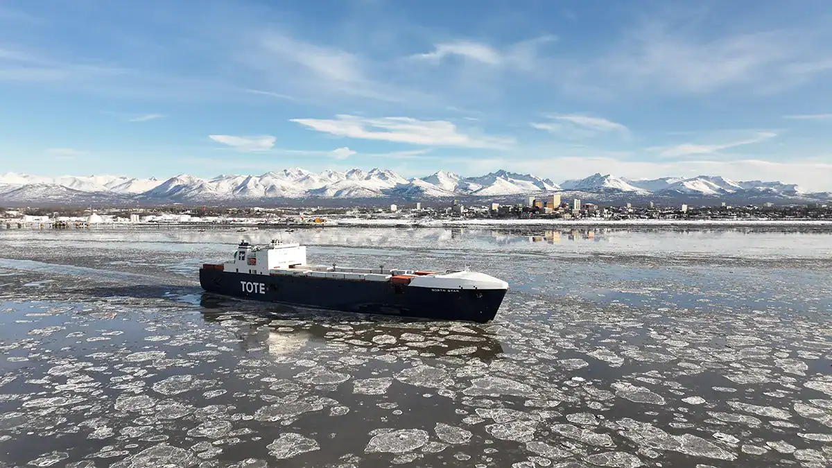 Mainsail 10 Technology Improves TOTE’s Anchorage Terminal Operations